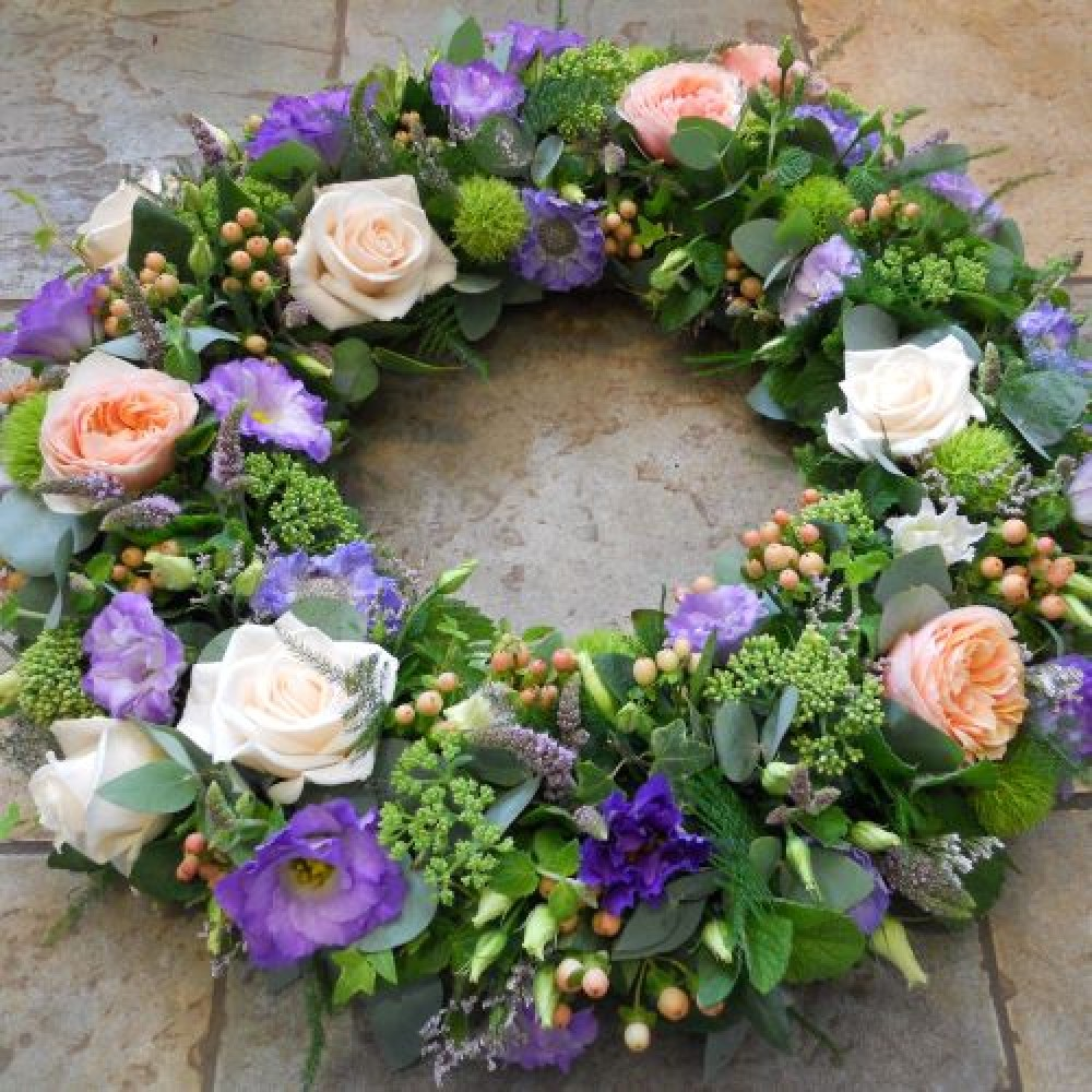 Pastel wreath