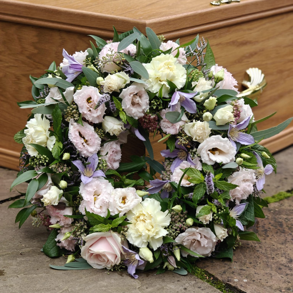 Pastel wreath